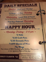 Mackenzie River Pizza menu