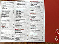 Ristorante-Pizzeria De Sia menu