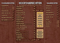 Brasserie Babbelen Monster menu