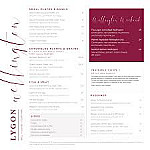 The Lygon Room At The Lygon Arms menu