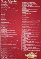 Bella Ravenna Pizzeria menu