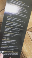 Urban Burma menu