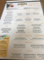 Buena Vida Social Club menu