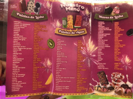 La Michoacana Plus menu