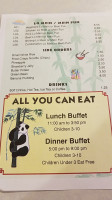 China Cuisine menu