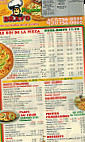 Bravo Pizzeria menu