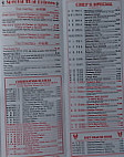 Hong Kong menu