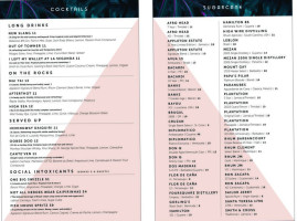 M.bird menu