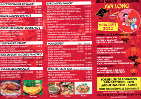 Kim Long menu