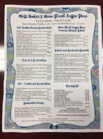 Miss Amber’s Cafe menu