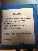 Pel'meni menu