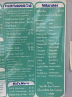 Burger Queen menu