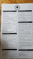 The Tipsy Oak menu