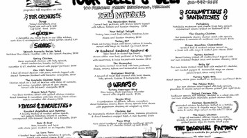 Your Belly's Deli menu