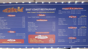 East Coast Fish & Chips inside