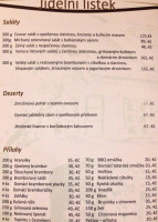 U Reinerů menu