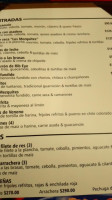 Los Mezquites menu