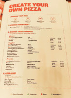 Boston Pizza menu