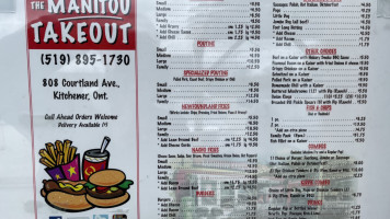 Manitou Takeout menu