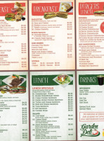 Garden Deli menu