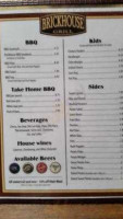 Brickhouse Grill menu