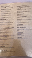 Chado Tea Room Hollywood menu