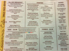 Louann's Café menu