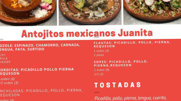 Antojitos Mexicanos Juanita menu