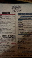 La Chingada menu