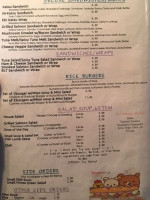 Marulilu Cafe menu