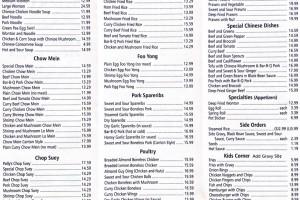 Polly's Cafe menu