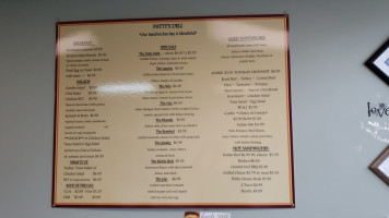 Delavan's Downtown Deli menu