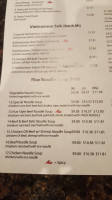 Thap Ba Restaurant menu