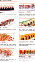 Sushi Robata menu