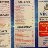 Restaurang Pizzeria Viking Meny