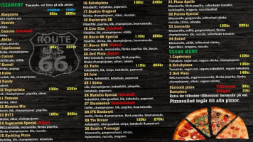 Route Us 66 Grill Pizza menu