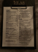 iSLAS Filipino BBQ Bar menu