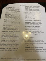 Embarcadero Wine And Oyster menu