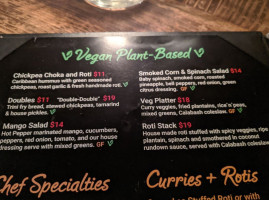 Calabash Bistro menu