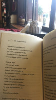 Fidan Kitap Kahve menu