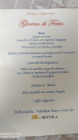 Bettola menu