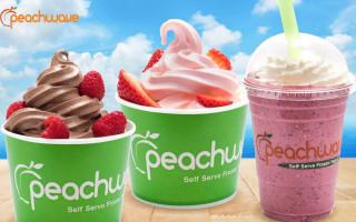 Peachwave Frozen Yogurt Gelato food