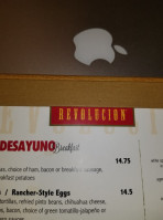 Revolucion menu