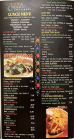 Luna Mexicana menu