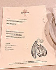 Tesoro menu