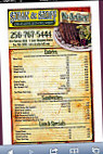 Steak N Stuff menu