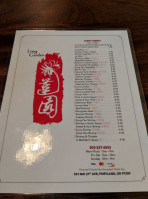 Ling Garden Restaurant menu