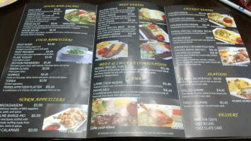 Persis Grill menu