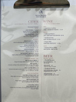 Westwind Orchard menu