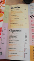 Terra Verde menu